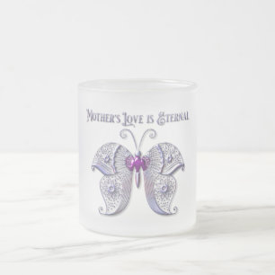 Taza De Cristal Esmerilado El amor de una madre es eterno