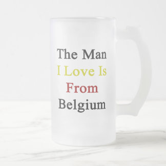 Taza De Cristal Esmerilado El amor del hombre I es de Bélgica
