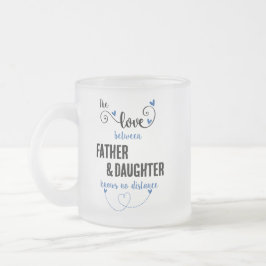 Taza De Cristal Esmerilado El amor entre padre e hija