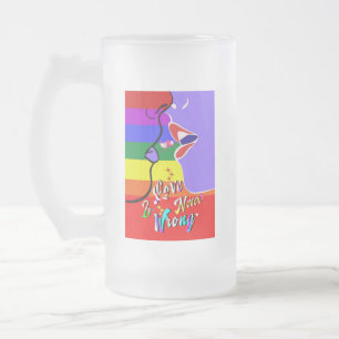 Taza De Cristal Esmerilado El amor nunca es orgullo equivocado