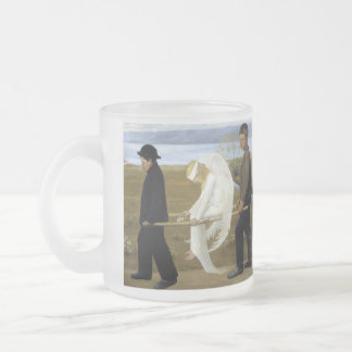 Taza De Cristal Esmerilado El ángel herido