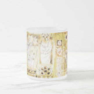 Taza De Cristal Esmerilado el arteology bosqueja 1995