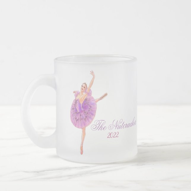 Taza De Cristal Esmerilado El ballet de nueces, azúcares, espuma de hadas (Izquierda)