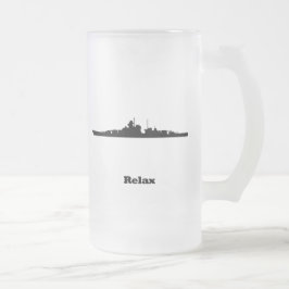 Taza De Cristal Esmerilado El BB se relaja