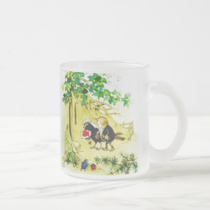 Taza De Cristal Esmerilado El Boda de las aves