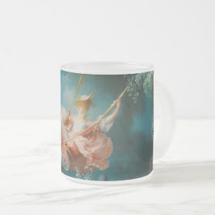 Taza De Cristal Esmerilado El Columpio Fragonard