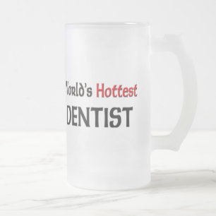 Taza De Cristal Esmerilado El dentista más caliente de los mundos