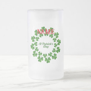 Taza De Cristal Esmerilado El Día de San Patricio fue Thunder_Cove