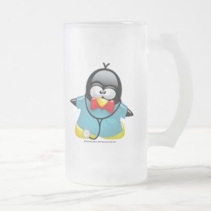 Taza De Cristal Esmerilado El Dr. Penguin