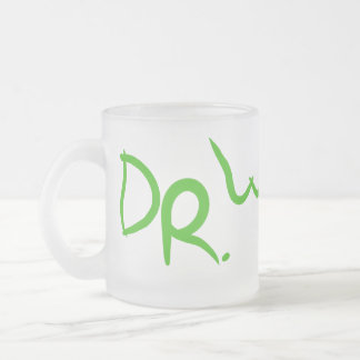 Taza De Cristal Esmerilado El Dr. Worm