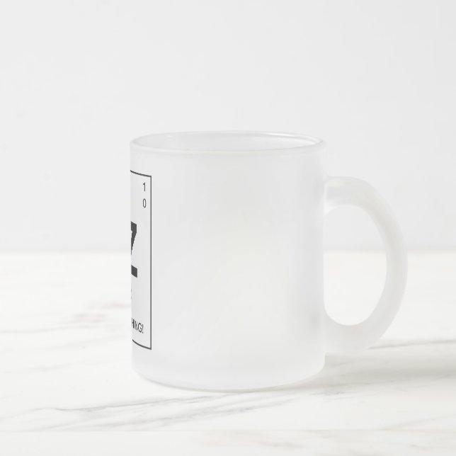 Taza De Cristal Esmerilado El elemento de Beezid (Derecha)