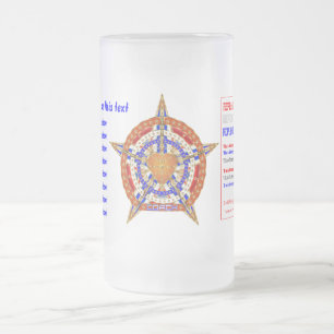 Taza De Cristal Esmerilado El entrenador de béisbol ve por favor sobre dise