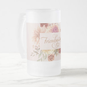 Taza De Cristal Esmerilado El Entretenimiento Elegante Y Amigable