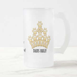 TAZA DE CRISTAL ESMERILADO ¡EL GOBIERNO DE LAS PAUTAS!