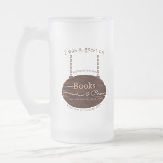 Taza De Cristal Esmerilado El imán de los libros y breves 3"