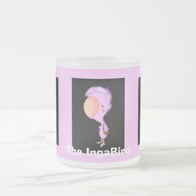 Taza De Cristal Esmerilado El IngaBird (Centro)