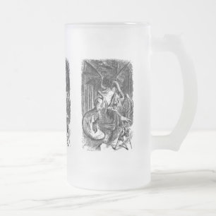 Taza De Cristal Esmerilado El Jabberwocky