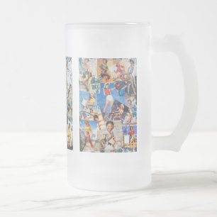 Taza De Cristal Esmerilado El kitsch Bitsch: Vaquera destruida Pin-UPS