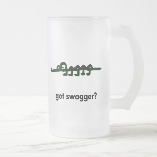 Taza De Cristal Esmerilado El lagarto se ha vuelto fanático (Derecha)