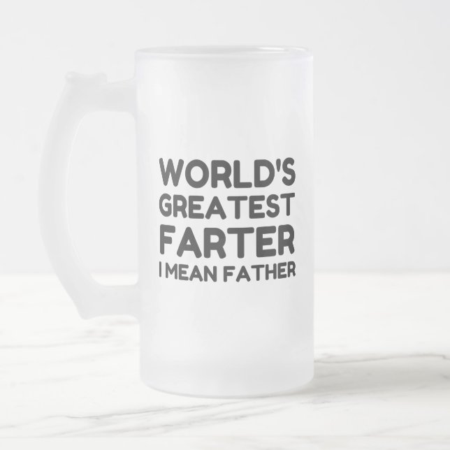 Taza De Cristal Esmerilado El más grande del mundo (Izquierda)
