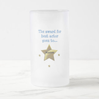 Taza De Cristal Esmerilado El mejor actor: Matthew