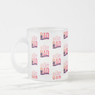 Taza De Cristal Esmerilado El Mejor Papá del Mundo