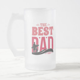 Taza De Cristal Esmerilado El Mejor Papá del Mundo