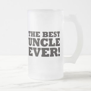 Taza De Cristal Esmerilado El mejor tío Ever