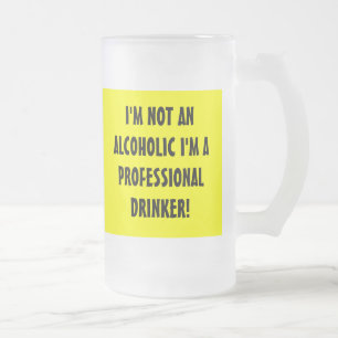 Taza De Cristal Esmerilado El MEJOR vidrio de cerveza del REGALO de la