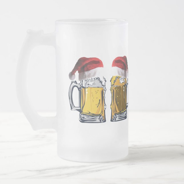 Taza De Cristal Esmerilado El momento más maravilloso para una cerveza (Izquierda)