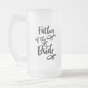 Taza De Cristal Esmerilado El padre de la novia