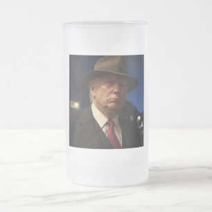 Taza De Cristal Esmerilado El padrino de América Don J. Trump
