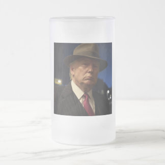 Taza De Cristal Esmerilado El padrino de América Don J. Trump