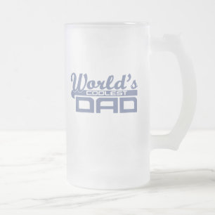 Taza De Cristal Esmerilado El papá más fresco del mundo
