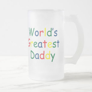 Taza De Cristal Esmerilado El papá más grande de los mundos