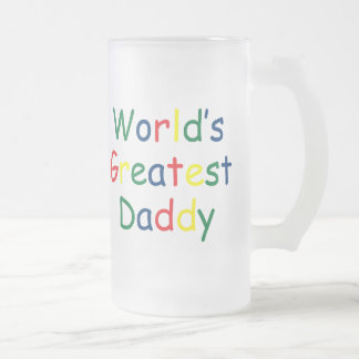 Taza De Cristal Esmerilado El papá más grande de los mundos