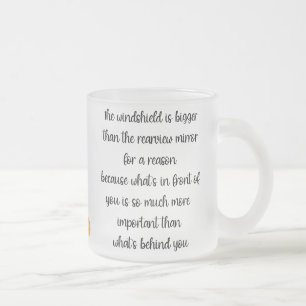 Taza De Cristal Esmerilado El parabrisas es más grande que el de la vista tra