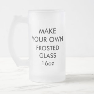 Taza De Cristal Esmerilado El personalizado personalizó el vidrio de cerveza