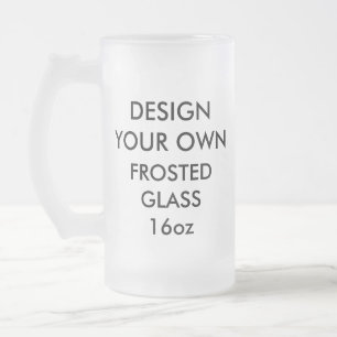 Taza De Cristal Esmerilado El personalizado personalizó el vidrio de cerveza