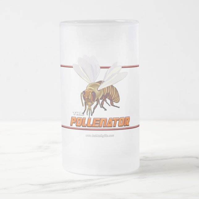 Taza De Cristal Esmerilado El Pollenator… (Centro)