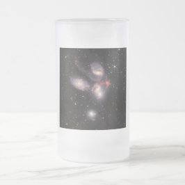 Taza De Cristal Esmerilado El Quinteto de Stephan 5 Galaxias en el campo prof