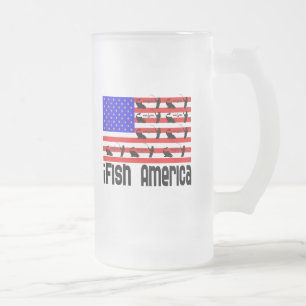 Taza De Cristal Esmerilado El regalo de pesca en Estados Unidos