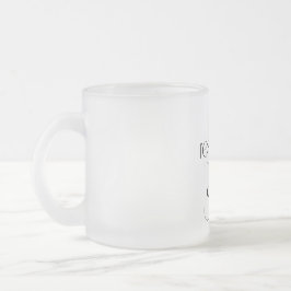 Taza De Cristal Esmerilado Él restaura mi alma bíblica verse