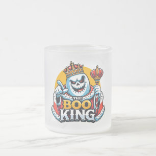 Taza De Cristal Esmerilado El Rey del Boo