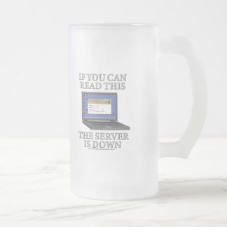 Taza De Cristal Esmerilado El servidor está abajo
