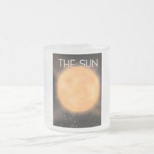 Taza De Cristal Esmerilado El Sol