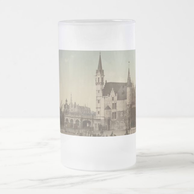 Taza De Cristal Esmerilado El Steen, Amberes, Bélgica (Centro)