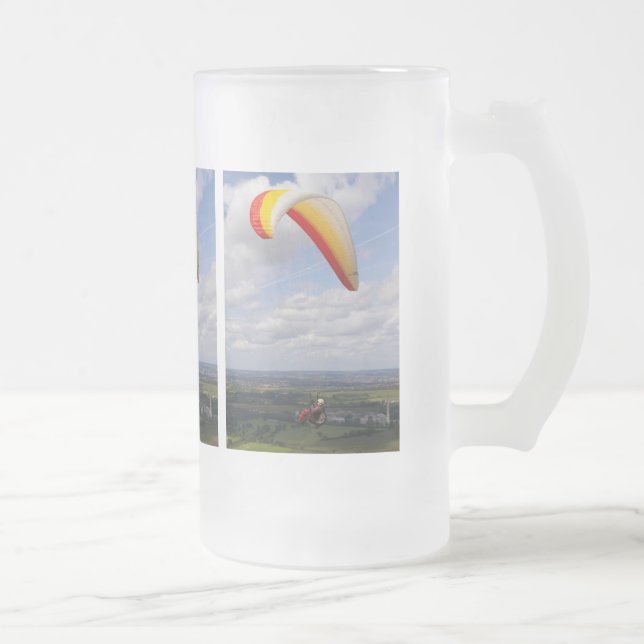 Taza De Cristal Esmerilado El volar a solas (Derecha)