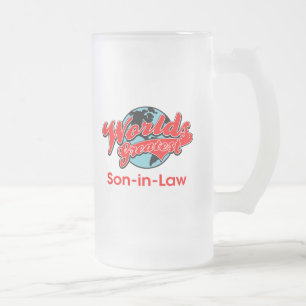 Taza De Cristal Esmerilado El yerno más grande del mundo