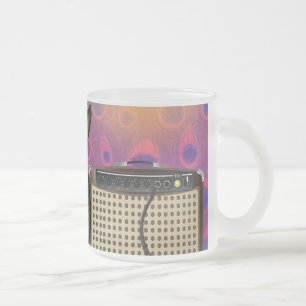 Taza De Cristal Esmerilado Eléctrico y Amp Clásico